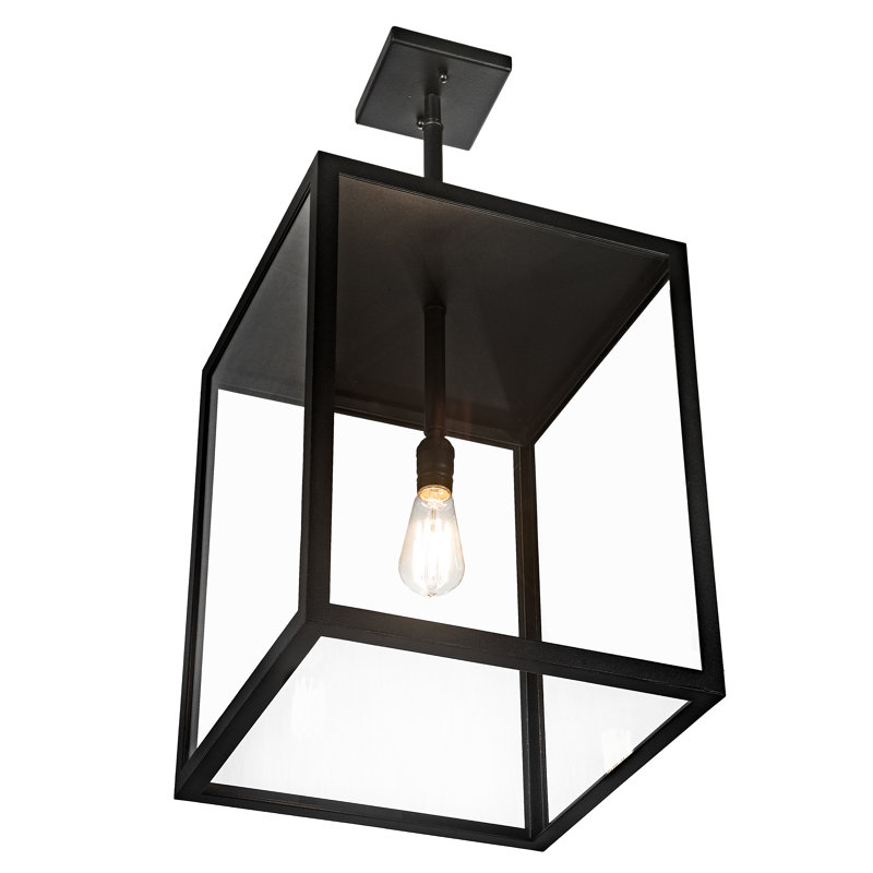 Luminaire suspendu carré 1 lumière