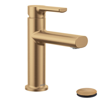 Moen Meena Single Hole Bathroom Faucet with Drain Assembly