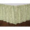 Bouvier Green Leaf Ruffled 18 inch  Bedskirt