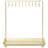 Gold Jewelry Necklace Display Storage Stand with Tray