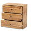 Commode 3 tiroirs l 23,6 po Dustine