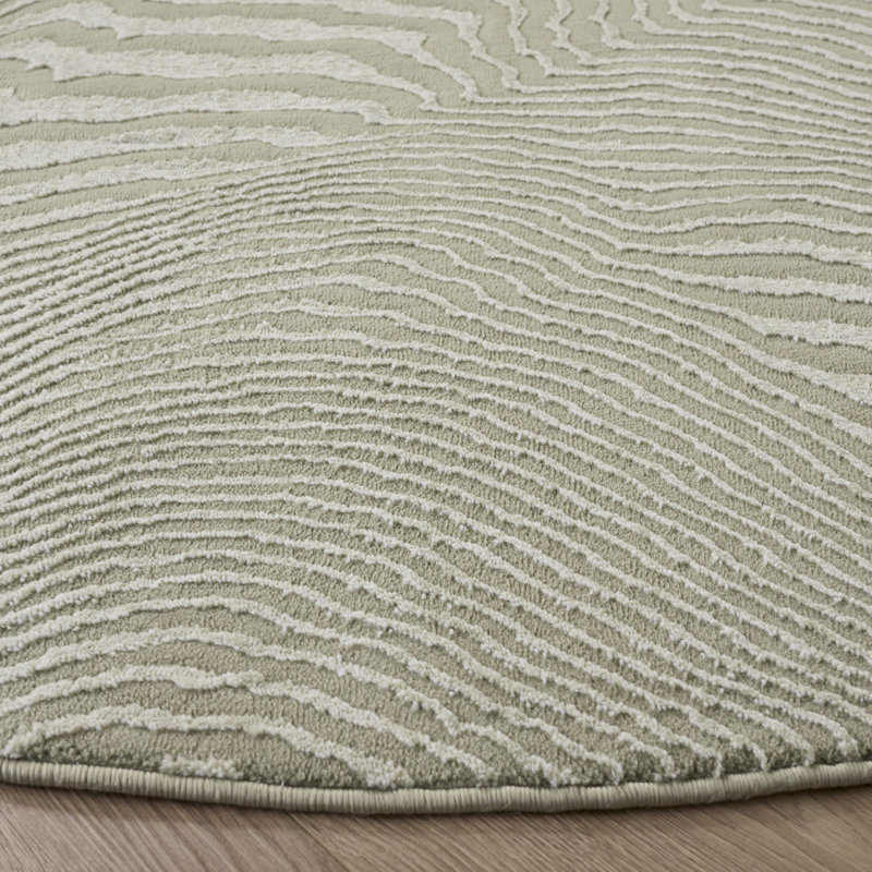 Jeron Performance Abstract Rug, Round 6'7"