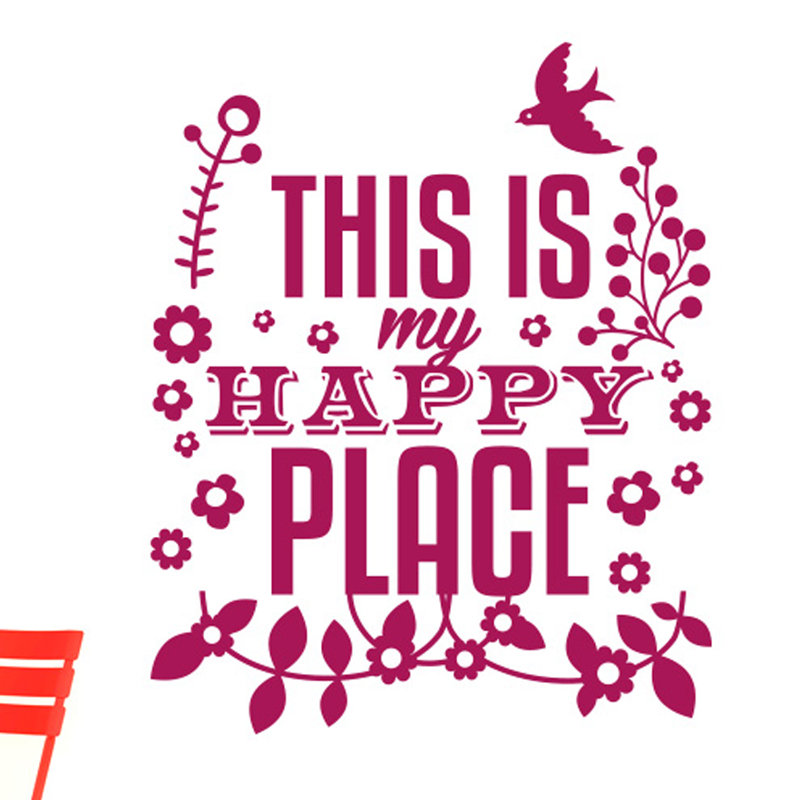 Wall Decal, Medium, Violet