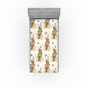 Brun ardoise / motif floral taupe chaud