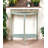 Natural Oak & Gray Finish Console Table-424291223-424291225