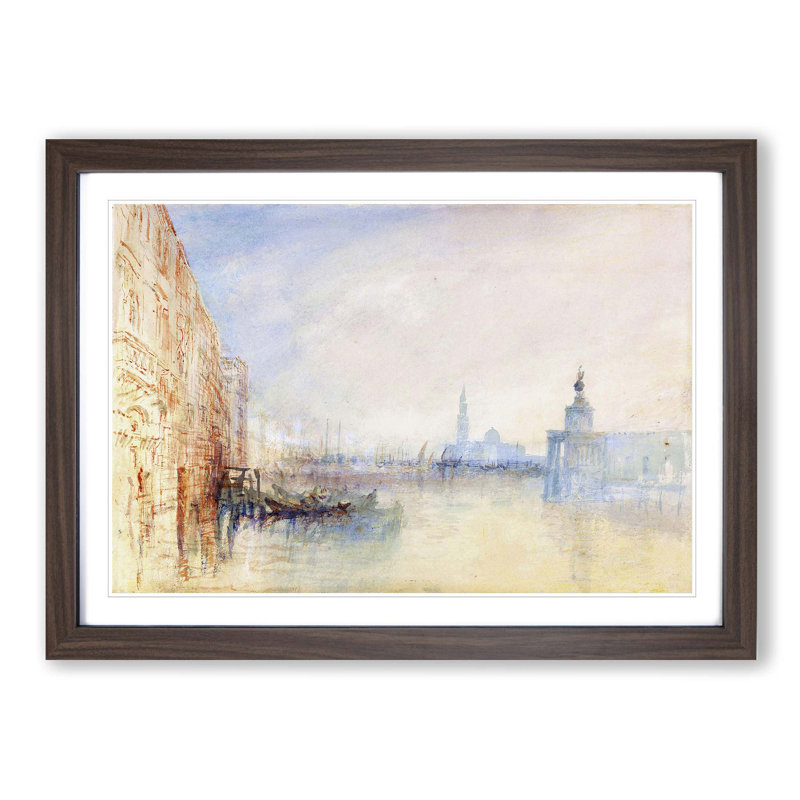 J.M.W. Turner - Single Picture Frame Painting, Walnut