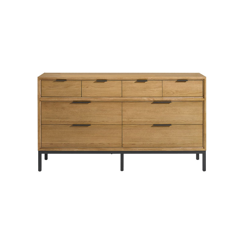 Davin 8-Drawer Dresser, Natural Oak