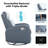 Siru 30.3'' Faux Leather Swivel Reclier Chair-778767629