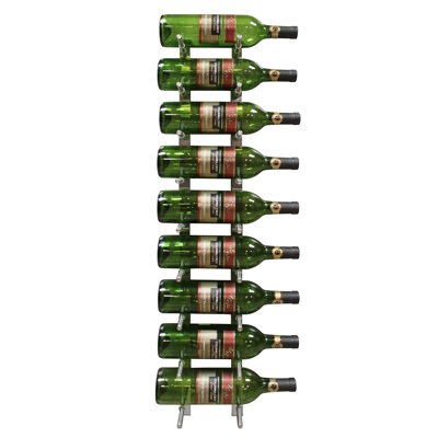Vinotemp Epicureanist Modern Peg Wine Rack, 9 Bottle Capacity