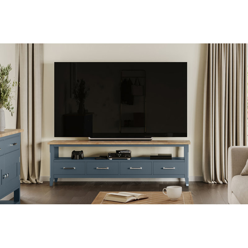 Signature Blue TV Stand for TVs up to 88"