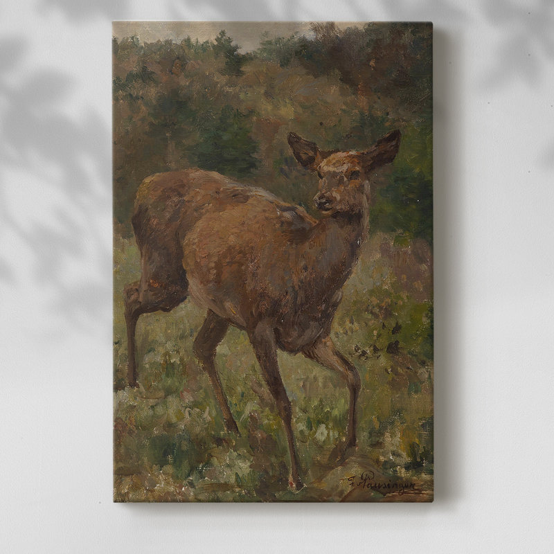 Imprimé animalier rétro LVI - galerie Cavas, H 18 po x l 12 po
