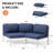 6 - Person Aluminum Outdoor Patio Sectional Sofa Set-120926823-120926821