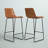 Liekele Upholstered Sled Base Bar Stool-2022301716-2022301717