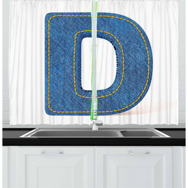 Pointed Kitchen Curtain