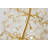 Transitional 25 Light Gold Aluminum Glass Chandelier