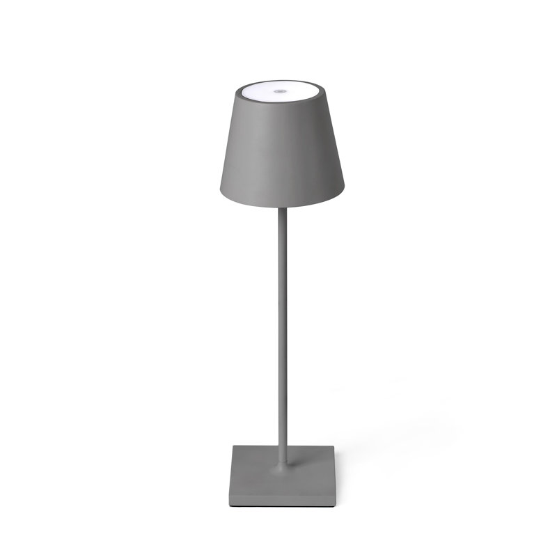 Gutierrez Metal Buffet Lamp, Grey