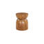 Wood Hourglass Stool