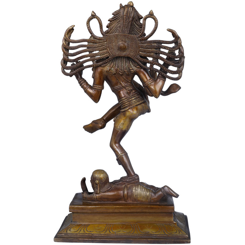 Figurine Shiva dansante, Or antique