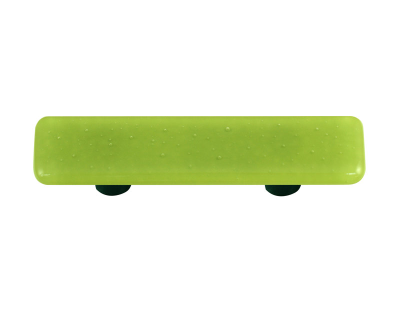 Poignée barre 3 po Solids, Vert olive / noir