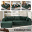Canapé modulaire sans assemblage avec chaise longue Boneless-1773978994
