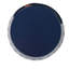 Table d'appoint extérieure bleue en métal, en forme de tonneau avec découpes en dentelle-721626117
