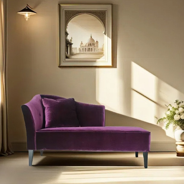 Élégante chaise longue paresseuse néo-classique, Orienté à gauche (vu de face)