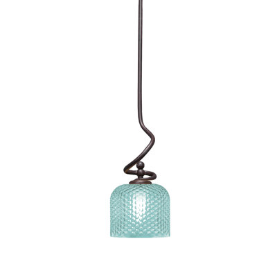 Mini-luminaire suspendu suspendu en verre Sheffield