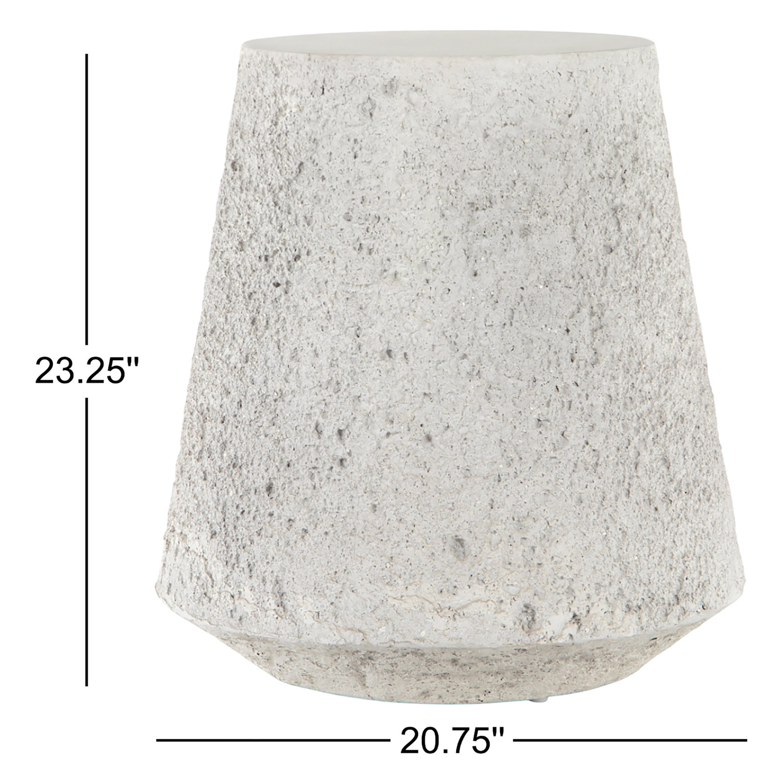 Lele 20.75'' Concrete Outdoor Side Table