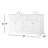 Pardue 60'' Double Bathroom Vanity with Top-620404218
