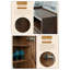 Armoire à chaussures en bois massif, armoire à chaussures murale ultra-mince