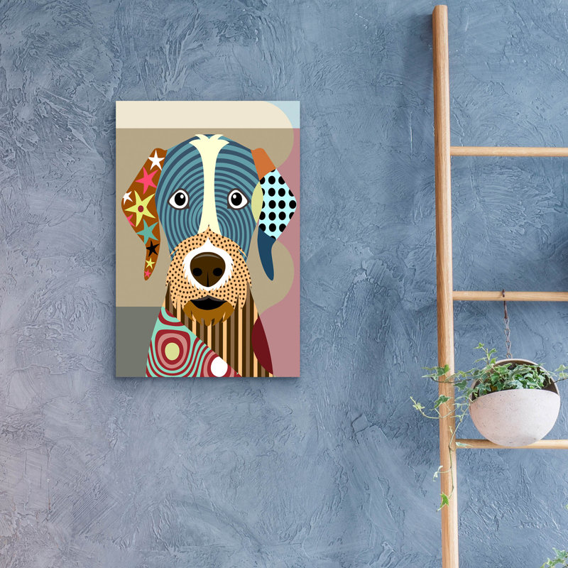 «German Wirehaired Pointer» par Lanre Adefioyue, H 24 po x l 16 po x P 0,2 po