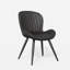 Chaise rembourrée avec pieds en métal-1770611753