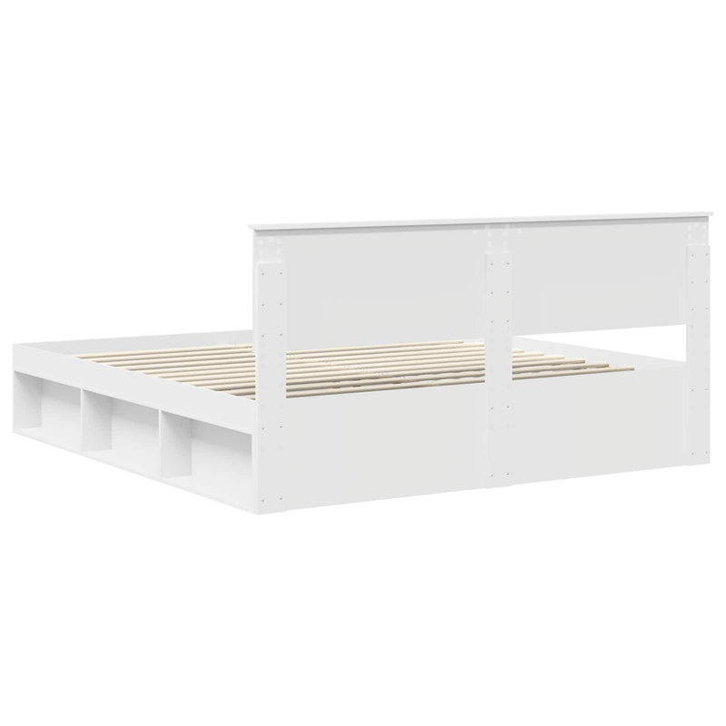Bed, White, Super King (6')