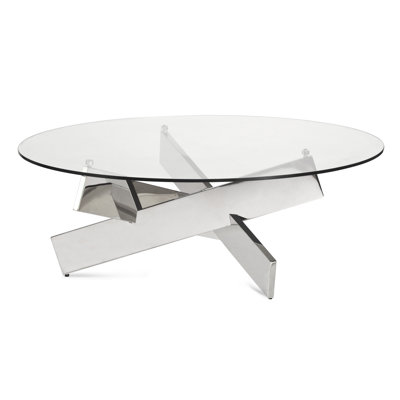 Tassone Glass Top Single Coffee Table