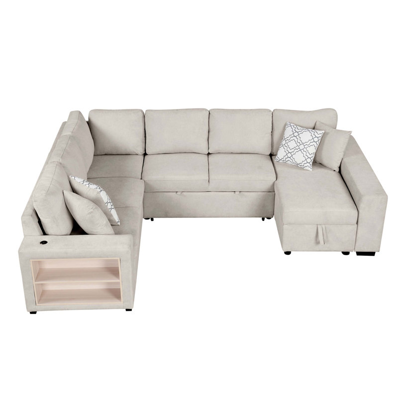 Nithish 109.01'' Upholstered Sofa, Beige
