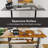 Electric Adjustable Standing Desk with Keyboard Tray,Height Adjustable Ergonomic Desk for Home or Office.-1018591092-1018591093