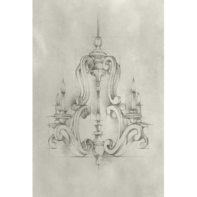 " Chandelier Schematic II " by Ethan Harper