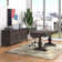 Benkert Writing Desk with Credenza Set