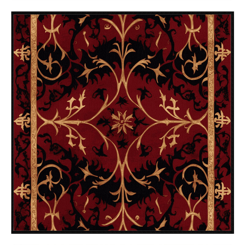 Crest Of Splendor Rug, Square 8'