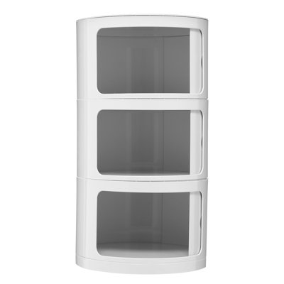 Millian 3-Tier Round Cabinet Drawer Organizer With Storage