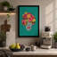 Floral Crown Modern - Wrapped Canvas-1603892678-1603892686