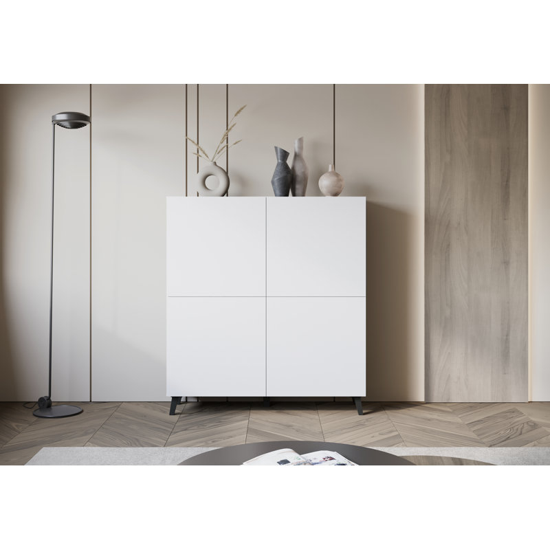 Highboard Accent Chest, White