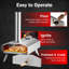 Dakota Fields Brishna Free Standing Wood Pellets Pizza Oven