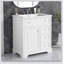 Meuble-lavabo de 30 po avec comptoir d'évier, meuble-lavabo avec porte et deux tiroirs, panneaux de fibres à densité moyenne, bois massif, un paquet (nouvelle couleur WF317773AAK)-1484850974