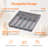 Silverware Drawer Organizer Tray, Plastic Cutlery Storage For Kitchen Drawer, Flatware And Utensil Holder Divider For Spoons Forks Knives Tableware, 7 Compartment-1342178399