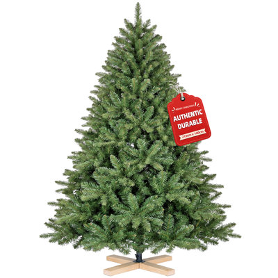 Artificial Christmas Tree with Wooden Stand