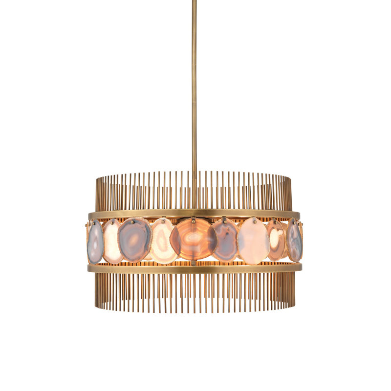 8 - Light Dimmable Round/Oval Chandelier