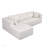 105" L-Shaped Modular Compression Sofa, Plush Upholstery, All-Foam Structure (No Springs),Vacuum-Packed, Space-Saving For Living Room, Bedroom, Apartment  ( Chaise)-412652151-412652146
