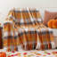 Jeté à carreaux pour lit, moelleux tartan à carreaux, motif à carreaux de style campagnard, jetés pour décoration intérieure (50 po x 60 po)-115797566