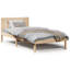 87-8 Bed Frame with Headboard Solid Pine wood-114769789-121604716